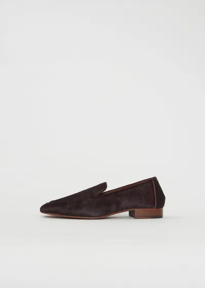 Dries Van Noten Heeled Hair Loafer In Multi