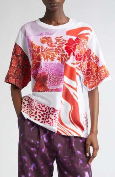 DRIES VAN NOTEN DRIES VAN NOTEN HEGELS MIXED PRINT T-SHIRT