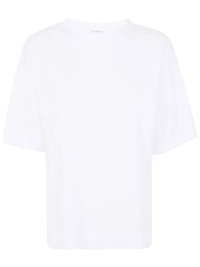 Dries Van Noten "hegels" T-shirt In White
