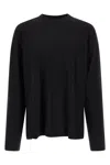 Dries Van Noten Long Sleeve Crew Neck Relaxed Fit T-shirt In Black