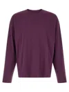 Dries Van Noten Hegland Crew Neck Long Sleeve T Shirt In Purple