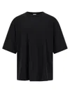 Dries Van Noten Men Black Cotton Jersey Oversized T-shirt In Black