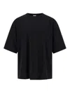 Dries Van Noten Essential Black T-shirt Crafted From Premium Cotton In Black