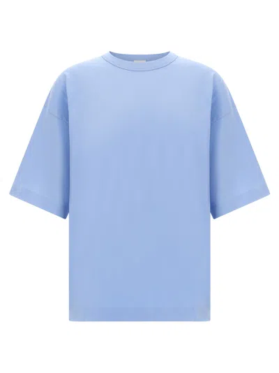 Dries Van Noten 'hein' Crew Neck T-shirt In Light Blue