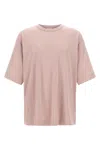 Dries Van Noten Plain Design Round Neck Short Sleeves T-shirt In Pink