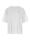 Dries Van Noten Oversized White Cotton T-shirt In White