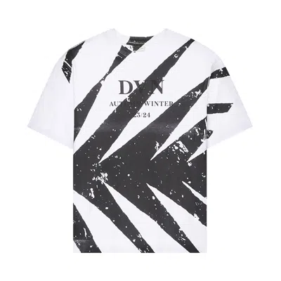 Pre-owned Dries Van Noten Heli Slogan Print T-shirt 'white' | Men's Size M