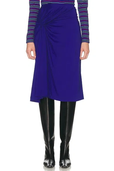 Dries Van Noten Hemellana Skirt In Blue