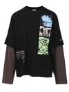 Dries Van Noten Mens Black Hemmings Crewneck Cotton-jersey T-shirt In Black