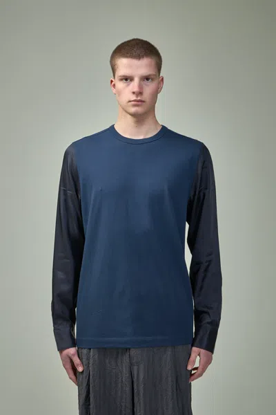 Dries Van Noten Hemrad Bis M.k.ls.t-shirt In Blue