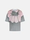Dries Van Noten 'hen' Grey Cotton T-shirt In Grey