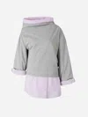 Dries Van Noten Layered Asymmetric Neck Top In No Logo