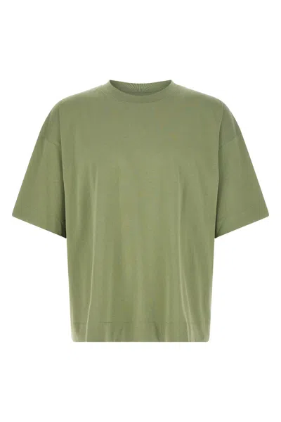 Dries Van Noten Heno Logo T Shirt Short Sleeves Crew In Green