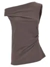 Dries Van Noten One-shoulder Top With Draped And Ruched