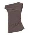 Dries Van Noten One-shoulder Top With Draped And Ruched