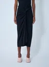 Dries Van Noten Women Herchive Midi Skirt In Blue