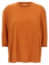 Dries Van Noten Relaxed Fit Round Neck Short Sleeves In Orange