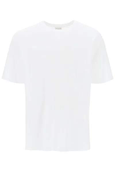 Dries Van Noten Herr Oversized Classic T-shirt Men In White
