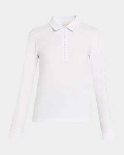 DRIES VAN NOTEN HERST LONG-SLEEVE POLO SHIRT