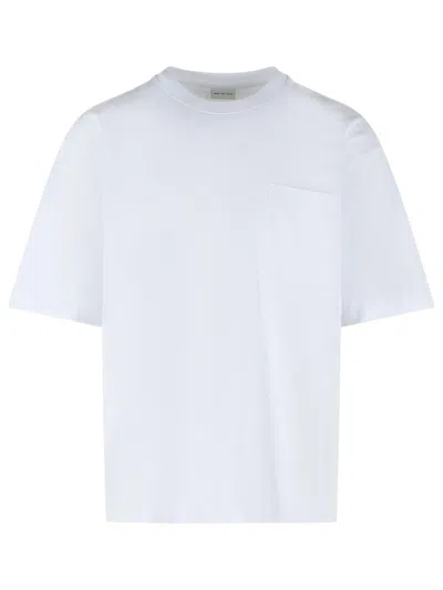Dries Van Noten 'heso' White Cotton T-shirt Men