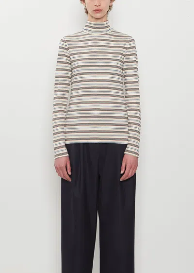 Dries Van Noten Hetala Ribbed Turtleneck Sweater In Ecru 5