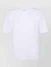 Dries Van Noten Heydu Crew Neck Short Sleeve Top In White