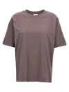 Dries Van Noten 'essential' Round Neck T-shirt With Short Sleeves In Purple