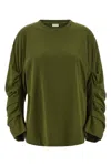 Dries Van Noten Long Sleeve Relaxed Fit T-shirt In Green
