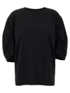 Dries Van Noten Open-necked Black Shirt In Black