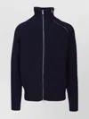 Dries Van Noten Men Zippered Wool Sweater In Multi