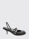 Dries Van Noten Slingback Sandals With Buckle And Kitten Heel In Brown