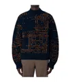 Dries Van Noten Men Wool-blend Sweater In Blue