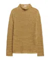 Dries Van Noten High-neck Long-sleeved Sweater In Brown