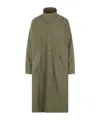 Dries Van Noten High-necked Windbreaker In Green