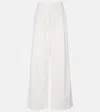 Dries Van Noten Cotton-canvas Wide-leg Cargo Pants In White