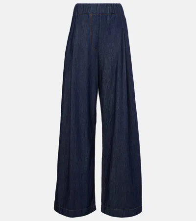 DRIES VAN NOTEN HIGH-RISE WIDE-LEG JEANS