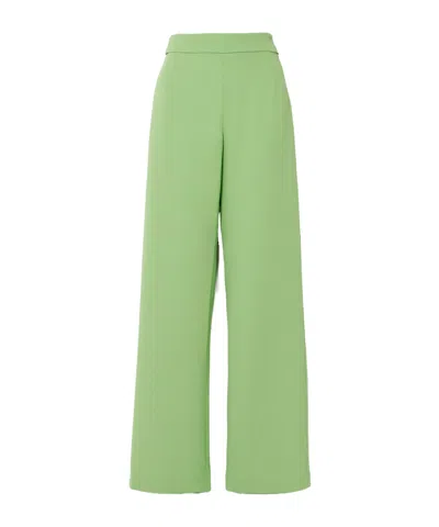 Dries Van Noten High-rise Zipper Casual Pants In Green