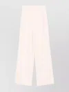 Dries Van Noten High Waist Pleated Front Wide-leg Trousers In Pink