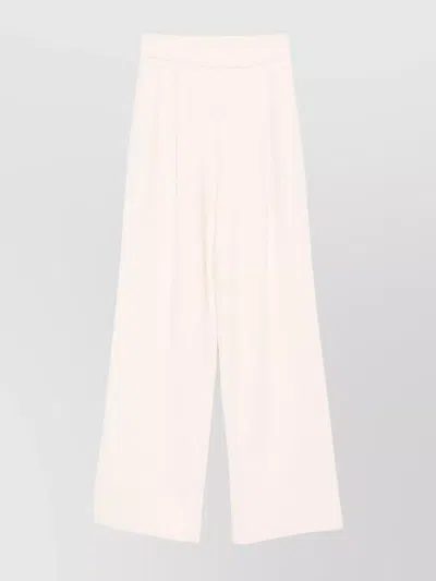 Dries Van Noten High Waist Pleated Front Wide-leg Trousers In Pink
