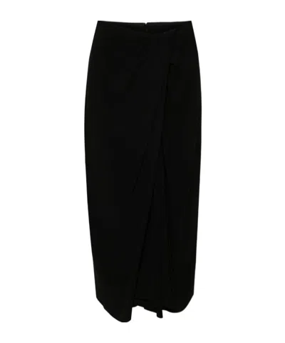 Dries Van Noten High Waist Skirt In Black