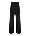 Dries Van Noten High-waisted Casual Pants In Blue