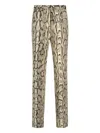 Dries Van Noten Straight Trousers With Belt Loops And Pockets In Neutral