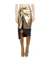 Dries Van Noten High-waisted Split Skirt In Multicolor
