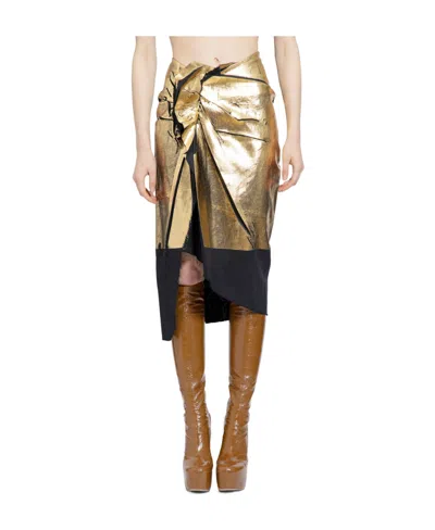Dries Van Noten High-waisted Split Skirt In Multicolor