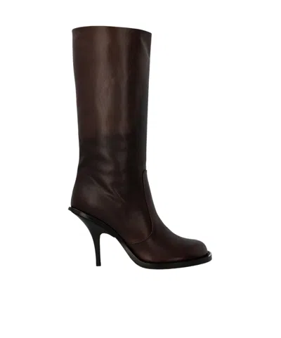 Dries Van Noten High-heeled Boots In Brown