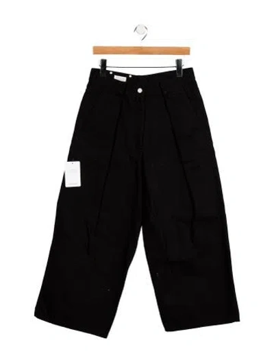 Pre-owned Dries Van Noten High-rise Wide Leg Jeans In Blue