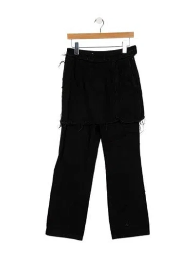 Pre-owned Dries Van Noten High-rise Wide Leg Jeans In Multi