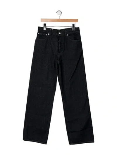 Pre-owned Dries Van Noten High-rise Wide Leg Jeans In Multicolor