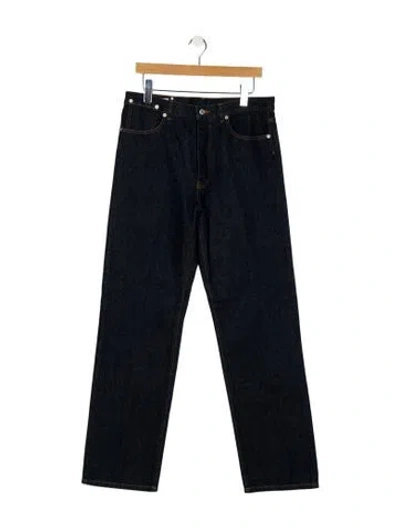 Pre-owned Dries Van Noten High-rise Wide Leg Jeans W/ Tags In Blue