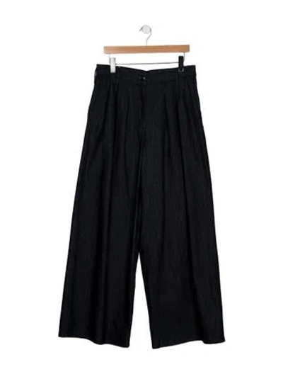 Pre-owned Dries Van Noten High-rise Wide Leg Jeans W/ Tags In Blue